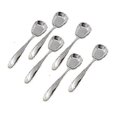 thumbnail image 1 of 6PCS SquareHead Stainless Steel Spoons, Ice Cream Spoons, Arithmeticn Spoons, Rice Spoons, Soup Spo, 1 of 5