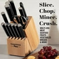 thumbnail image 6 of Granitestone Pro Black Knife Set 15 Piece with Block Premier Chef Knife Set with Block, 6 of 8