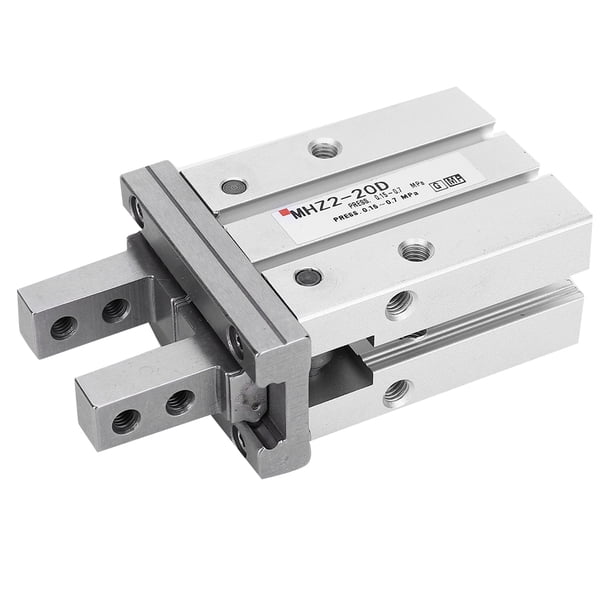 Cilindro neumático de aire de Aleación de aluminio de Doble efecto Bling Bling MHZ2-20D 10 mm