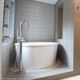 thumbnail image 2 of Whitehaus Collection Filler WHT7369S-C Floor Mount Free Standing Tub Faucet with Handshower Chrome, 2 of 3