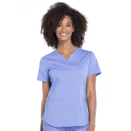 

Cherokee Workwear Professionals Women s Scrubs Top V-Neck WW665