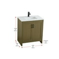 thumbnail image 2 of Elegant Kitchen and Bath Finnley 30 Inch Single Bathroom Vanity In Chestnut Brown, 2 of 13