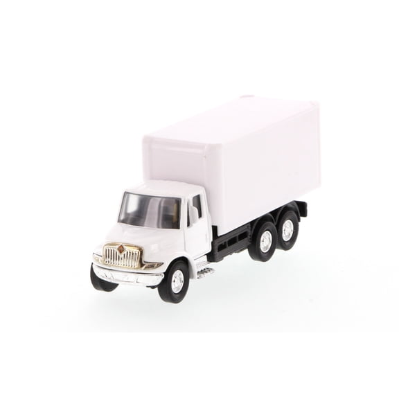 International Delivery Box Truck, White - Showcasts 2112WD - 5.25 Inch Scale Diecast Model Replica (Brand New, but NOT IN BOX)