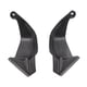 thumbnail image 4 of Gray Protectores de manos negros para motocicleta, Protector de palancas de embrague y freno, protector de manos, 4 of 5