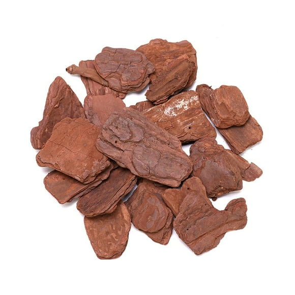 HAOAN 500G Pine Bark Diorama Supply Miniature Model Scenery Bark Reptile Bedding Decor Orchid Potting Material Terrarium Tree Bark Chip Decor