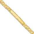 thumbnail image 1 of Bracelet ID Pépite 7 mm en Or Jaune 14K, 1 of 3