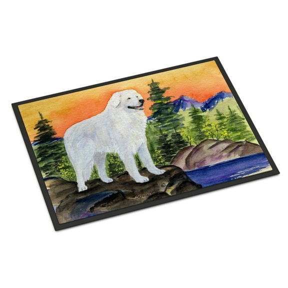 Carolines Treasures SS8184MAT Kuvasz Doormat 18x27 27"L x 18"W multicolor