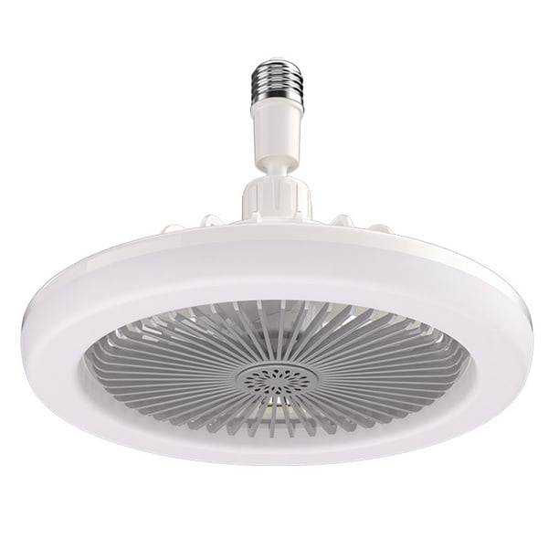 Lámpara de techo con ventilador de 5 aspas con temporizador silencioso (gris sin control) Likrtyny Para estrenar