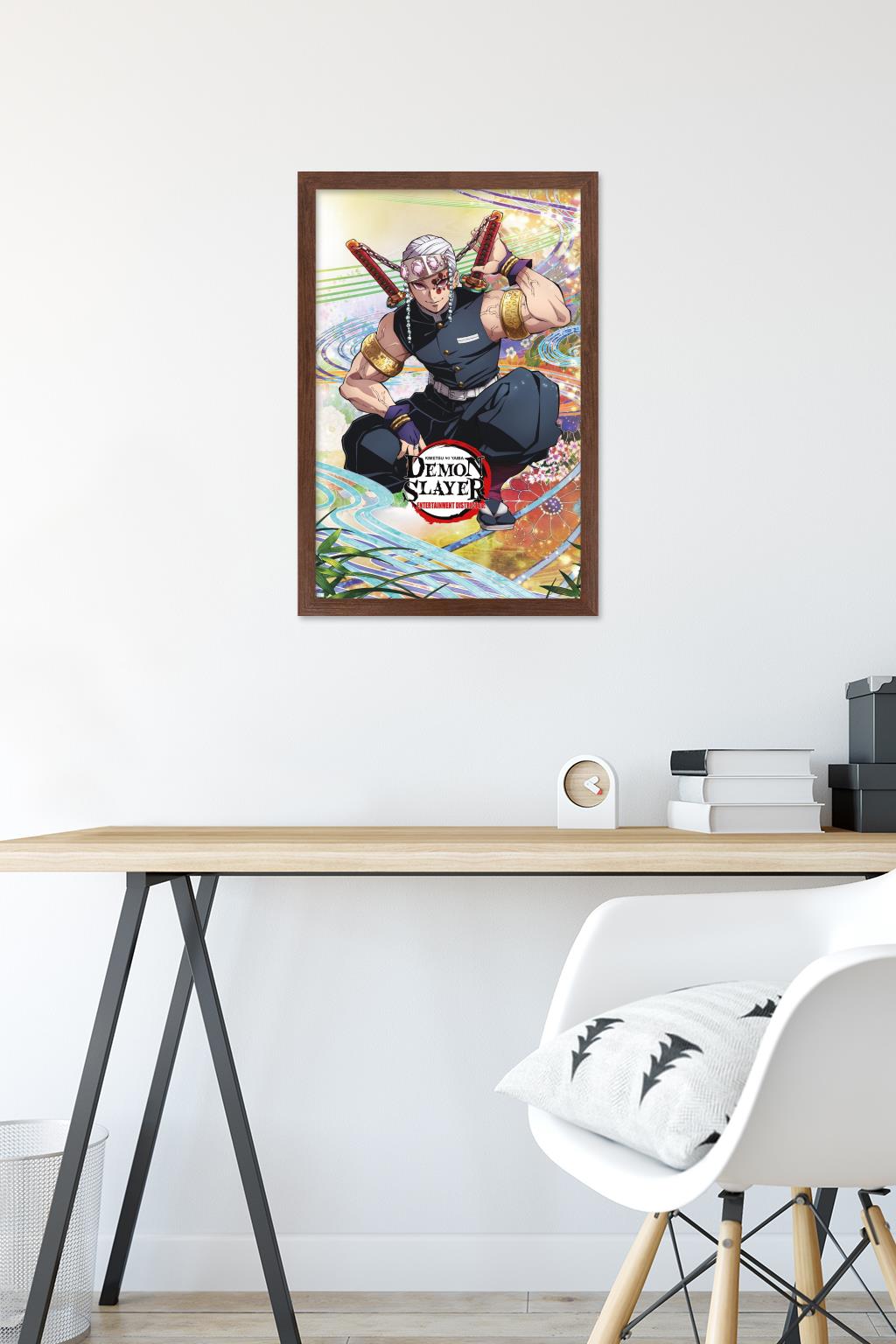 Demon Slayer - Tengen Uzui One Sheet Wall Poster, 14.725" x 22.375" Framed
