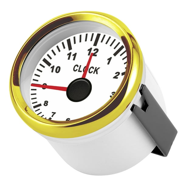 Dashboard Time Clock,2in Universal Clock Gauge Clock Gauge Auto ...