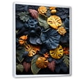 thumbnail image 2 of Designart "Wonderland Of Foliage In Noir II" Plants Floater Framed Canvas Prints, 2 of 5