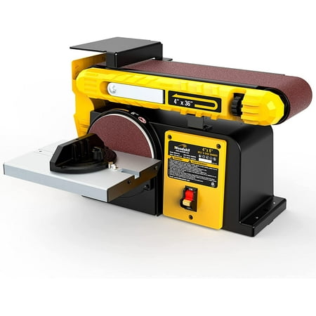 

JSTCL 4.5-Amp Belt Disc Sander Combo4 x 36 in. Belt and 6 in. Disc Sander with 3/4HP MotorBelt Sander for Woodworking with BaseBench Sander Upgraded Model