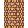thumbnail image 1 of Ahgly Company Machine Washable Indoor Rectangle Transitional Beer Orange Area Rugs, 8' x 12', 1 of 7