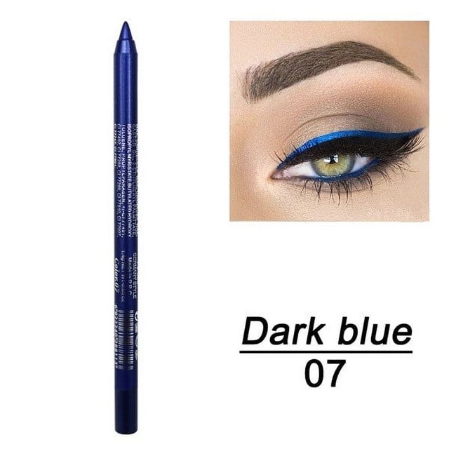 Delineador de ojos pluma brillo delineador de ojos lápiz delineadores de ojos para mujeres impermeable coloreado