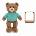 thumbnail image 2 of Custom Teddy Bear Stuffed Animal – Deep Brown Plush Bear with Personalized Name or Text Embroidery, Cute Keepsake Gift for Baby, Mom, Girlfriend, or Valentine’s Day, 2 of 9