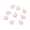 Pink, variant on 10pcs Colorful Flower Heart Charms Pendants Enamel Metal Charm For DIY Jewelry-Blue