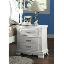ACME Flora Nightstand, White Finish