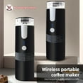 thumbnail image 4 of Camping Portable Electric Espresso Coffee Machines 6oz Single Serve Mini Coffee Maker with Cup Coffee Powder and Capsule Bin 1200mAh Rechargeable Battery Automatic Brew for Camping, 4 of 7