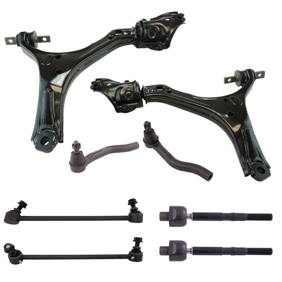 TRQ Control Arms Sway Links Tie Rods Steering Suspension Kit for Honda Accord PSA64959