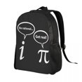 thumbnail image 2 of Be Rational Get Real Imaginary Math Pi Backpack Nerd Mathematics School Travel Bags Bookbag Fits Lapto, 2 of 5