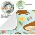 thumbnail image 2 of SKYSONIC Dish Drying Mat for Kitchen Counter Mushroom House Frog Eco Friendly Drying Mat - Easy to Clean Heat Resistant Dish Mat - 18x24, 2 of 6