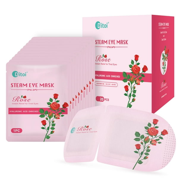 Máscara de ojos rica en ácido hialurónico Ditoi Heated Sleep, 20 paquetes