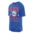 thumbnail image 2 of Men's New Era Royal Philadelphia 76ers Boxy Old School Sport Vintage Wash T-Shirt, 2 of 3