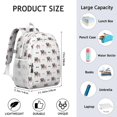thumbnail image 6 of Cartoon Pug Dog Backpack for School,Cute School Bag,Schoolbag with Adjustable Shoulder Straps & Padded Back,15"x11.42"x5.5", 6 of 6