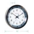 thumbnail image 2 of La Crosse Technology 10 Inch Black Chapter Ring Atomic Analog Clock, 404-54667-Int, 2 of 10