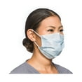 thumbnail image 2 of FluidShield Procedure Mask Pleated 50 per Box 62115, 2 of 4