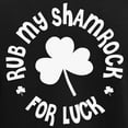 thumbnail image 3 of CafePress - Rub My Shamrock Women's Dark Pajamas - Women's Short Sleeve Print T-Shirt and Pants Dark Cotton Pajama Set, 3 of 7