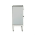 thumbnail image 3 of End table 1 drawer 18in. W x 13in. D x 29in. H in antique silver paint, 3 of 5