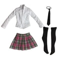 thumbnail image 2 of 2 Pack 1: 6 De Colegiala Para Mujer Trajes De Cosplay Japoneses Plisada Con Y, 2 of 9