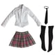 thumbnail image 2 of 2 Conjuntos de Escolar de Ropa Femenina 1/6: de Manga Larga, Minifalda , y Medias, 2 of 9