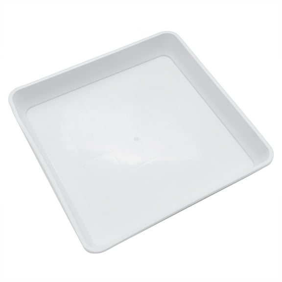 FRCOLOR Fruit Plate Household Tableware Square Plant Saucer Snack Serving Tray
