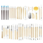 Uxcell Pottery Tools Set Clay Sculpting Modeling Ceramic Carving Tool 45Packs