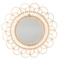 thumbnail image 5 of Natural Rattan Mirror - Round or Flower, 5 of 5