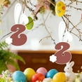 thumbnail image 4 of Decoraciones de Pascua, adornos de Pascua, regalos de Pascua Adorno de letra con orejas de conejo de madera de Pascua Letrero colgante de madera, 4 of 6