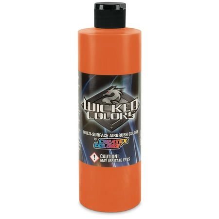 UPC: 0717893600049 | Createx Wicked Colors Airbrush Color – 16 oz  Orange