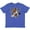 Retro Heather Royal, variant on Sinclair Tartan Lion Youth T-Shirt