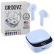 thumbnail image 1 of Auriculares inalámbricos verdaderos Groovz Bluetooth 27 h IPx4 azul claro, 1 of 9