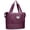 Fuchsia, variant on Travel Duffel Bag for Women Men Waterproof Carry On Expandable Duffle Tote Shoulder Weekender Overnight Bags w/ 3 Front Pocket/Wet Dry Pocket/Trolley Sleeve, Sport Dance Gym Bag Luggage, Purple