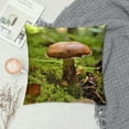 thumbnail image 2 of GOSMITH  Throw Pillow Cover  Mushroom Disc Fungus Forest Screen Fungus, 2 of 5