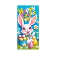 thumbnail image 2 of Matoen Easter Bunny Door Cover Happy Easter Door Decorations Cute Bunny Door Covers Easter Spring Eggs Backdrop Door Cover Party Outdoor Indoor Home Decor, 2 of 6