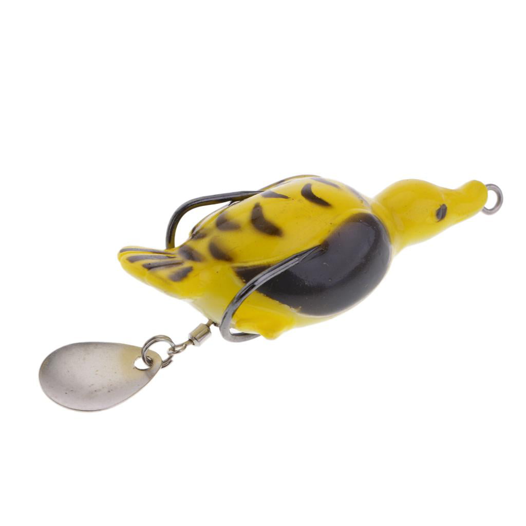 3D Eyes Little Duck Fishing Lure Crankbaits Strong Fish Attracting Silicone 