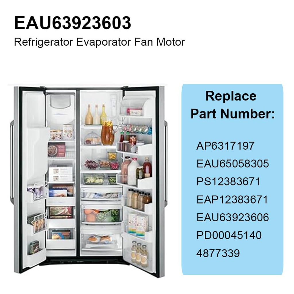 Geemin Noise Reduced Refrigerator Circulation Motor Plastic Texture Replacement Part