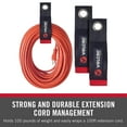 thumbnail image 2 of VELCRO Brand EASY-HANG ™Extension Cord Strap 2in x 18in black 2 ct, 2 of 8