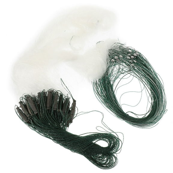Masteelf White Fishing Gill Net Made of Durable Fabric for Catching Fish Perfect for Outdoor Use and
