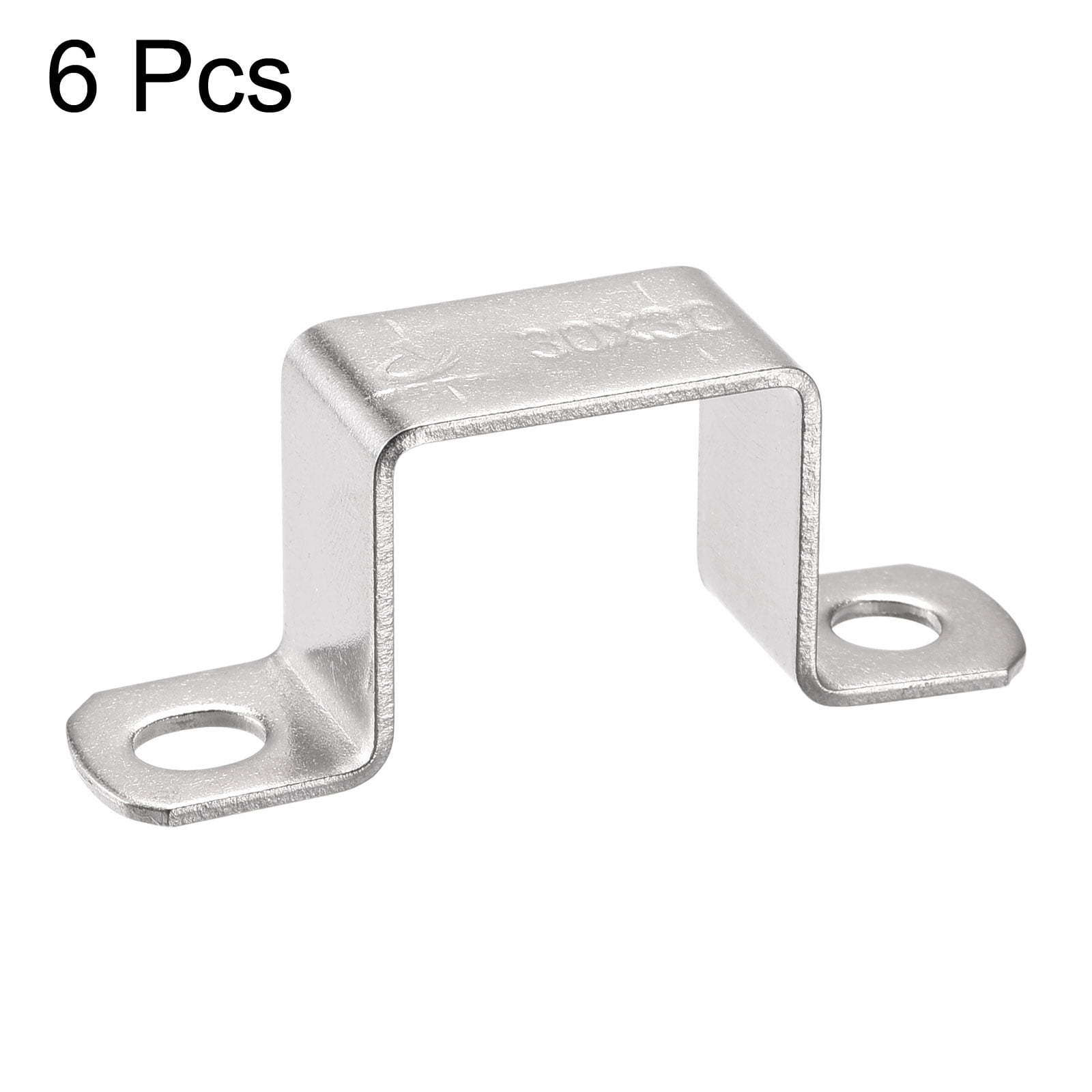 Unique Bargains Stainless Steel U Shaped Connector Bracket 28 x 32mm