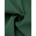 thumbnail image 5 of DARING DIVA Women's Contrast Color Button Down Long Sleeve Tie Neck Shirt S Dark Green, 5 of 5